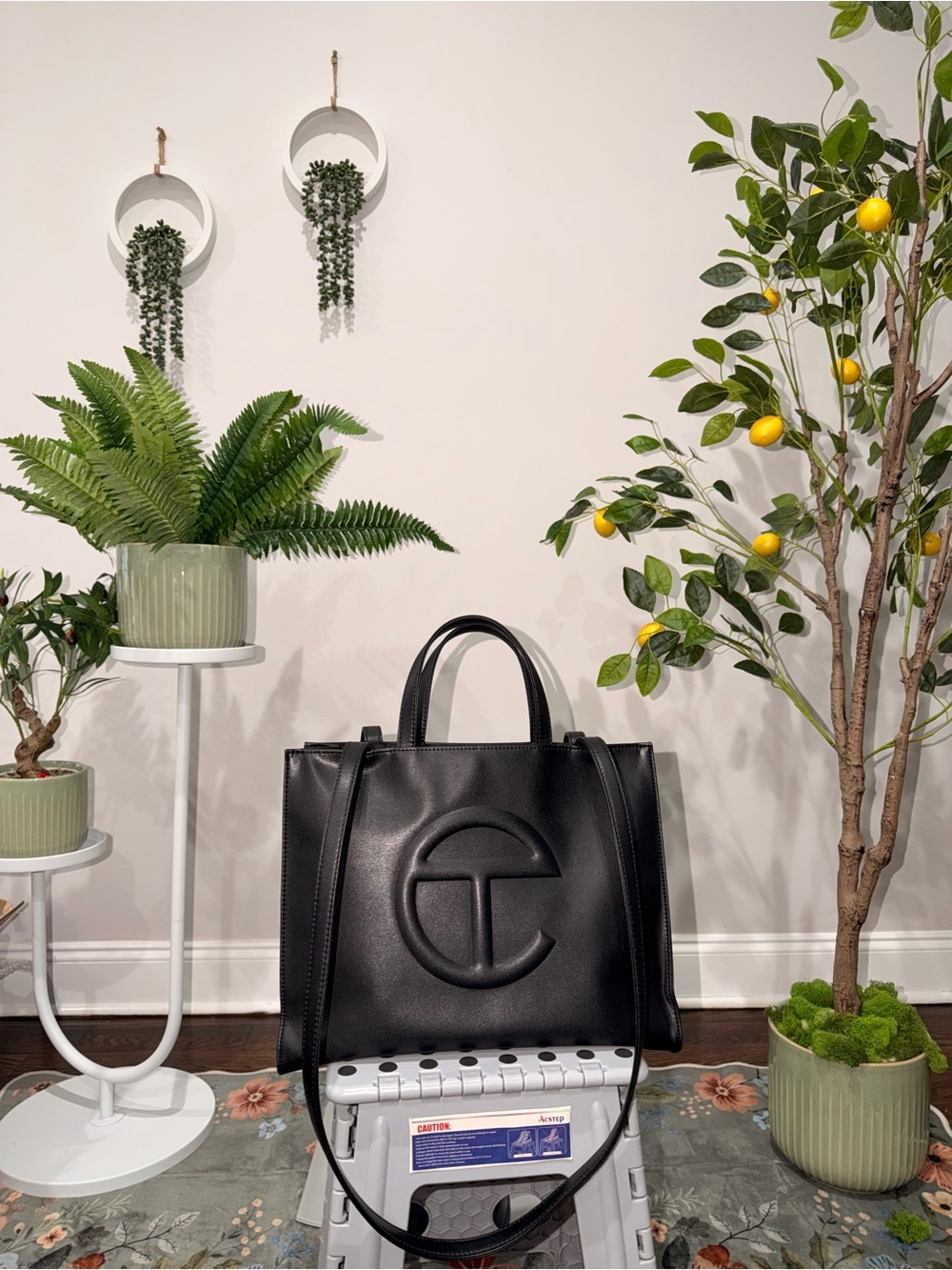 Telfar Medium Shopping Bag Black Tote